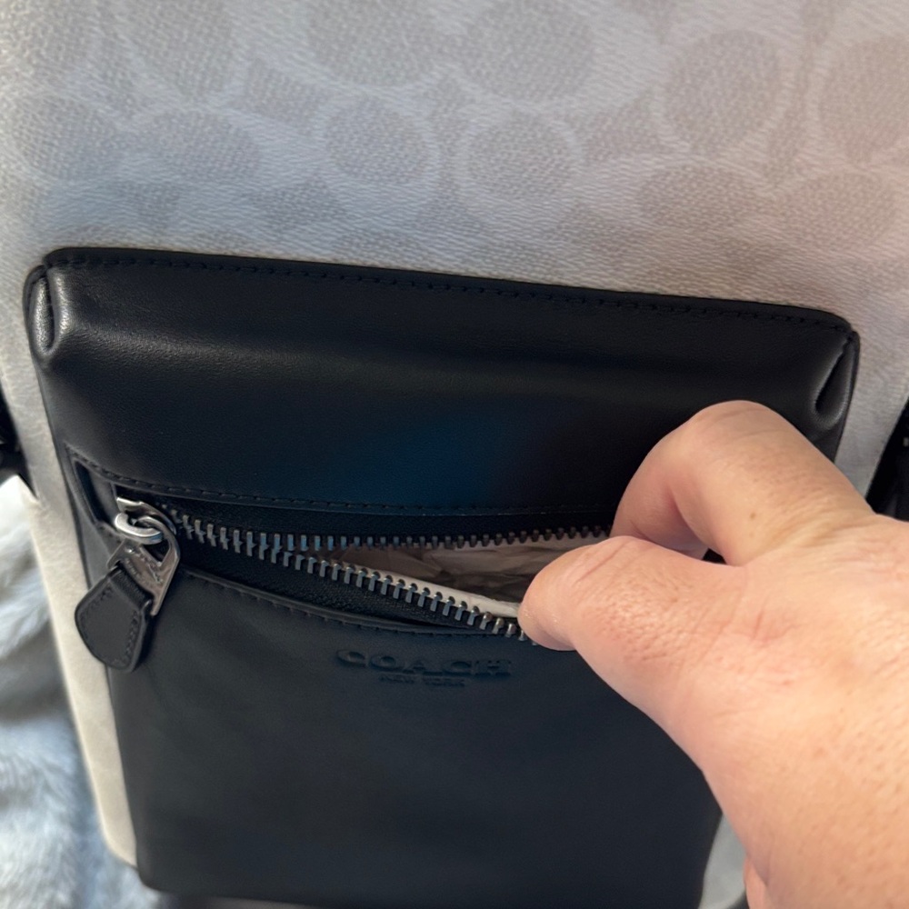 Coach Black and White Crossbody Bag - Picture 12 of 12